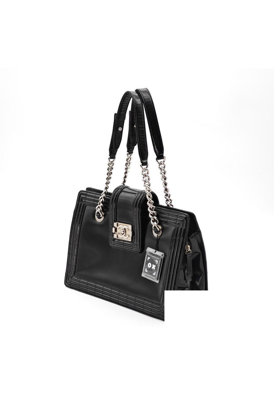 Chanel Boy Tote Bag Black